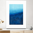 BEYOND THE SEA by Marvin on GIANT ART - blue abstract
