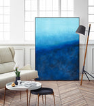 BEYOND THE SEA by Marvin on GIANT ART - blue abstract