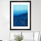 BEYOND THE SEA by Marvin on GIANT ART - blue abstract