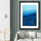 BEYOND THE SEA by Marvin on GIANT ART - blue abstract