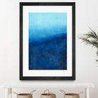 BEYOND THE SEA by Marvin on GIANT ART - blue abstract
