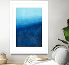 BEYOND THE SEA by Marvin on GIANT ART - blue abstract