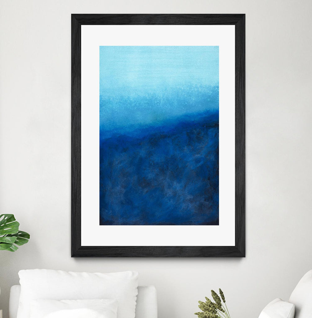 BEYOND THE SEA de Marvin sur GIANT ART - abstrait bleu