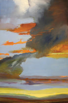 Sunset Path by Judith D'Agostino on GIANT ART - orange landscape