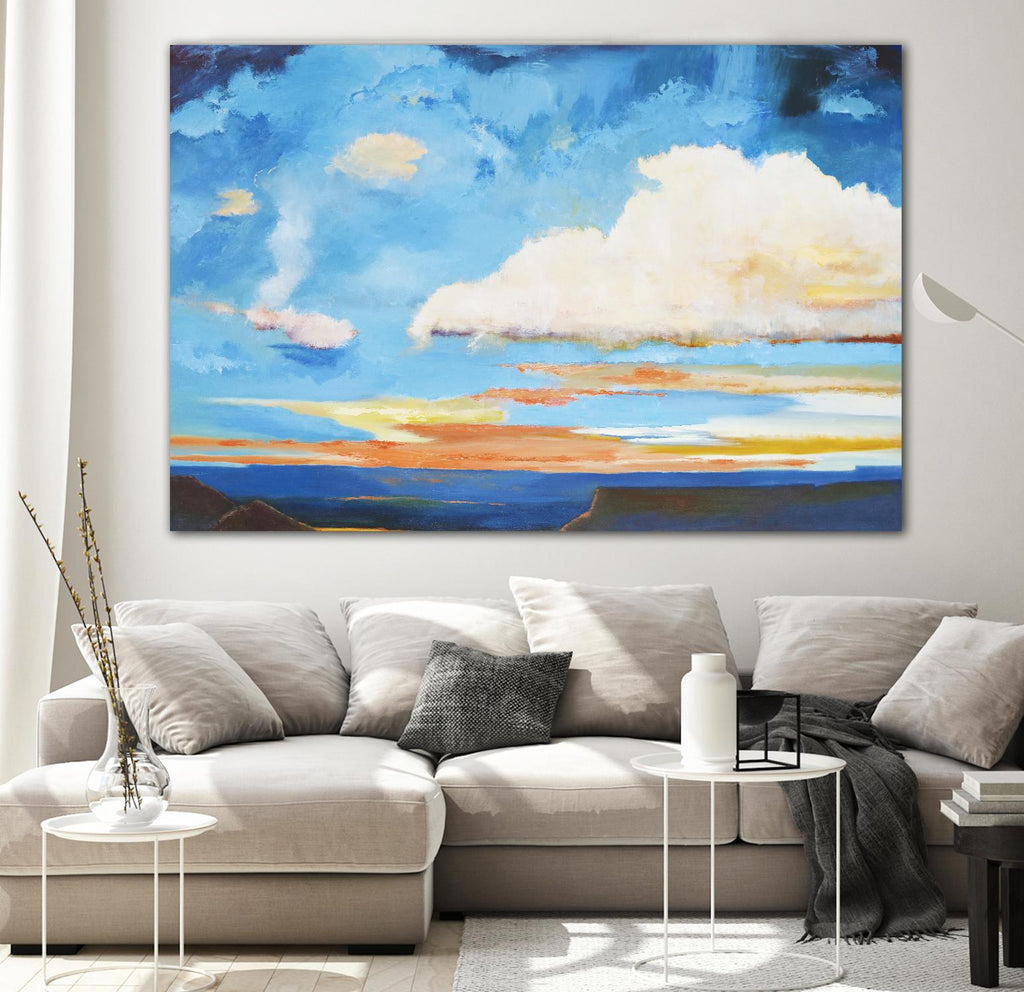 Tranquility by Judith D'Agostino on GIANT ART - white landscape