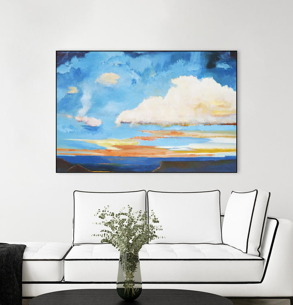 Tranquility by Judith D'Agostino on GIANT ART - white landscape