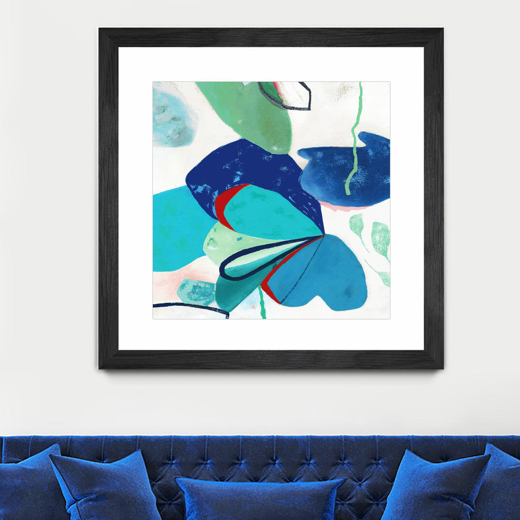Aquatic Atmosphere II by Diana Rosa on GIANT ART - white abstract