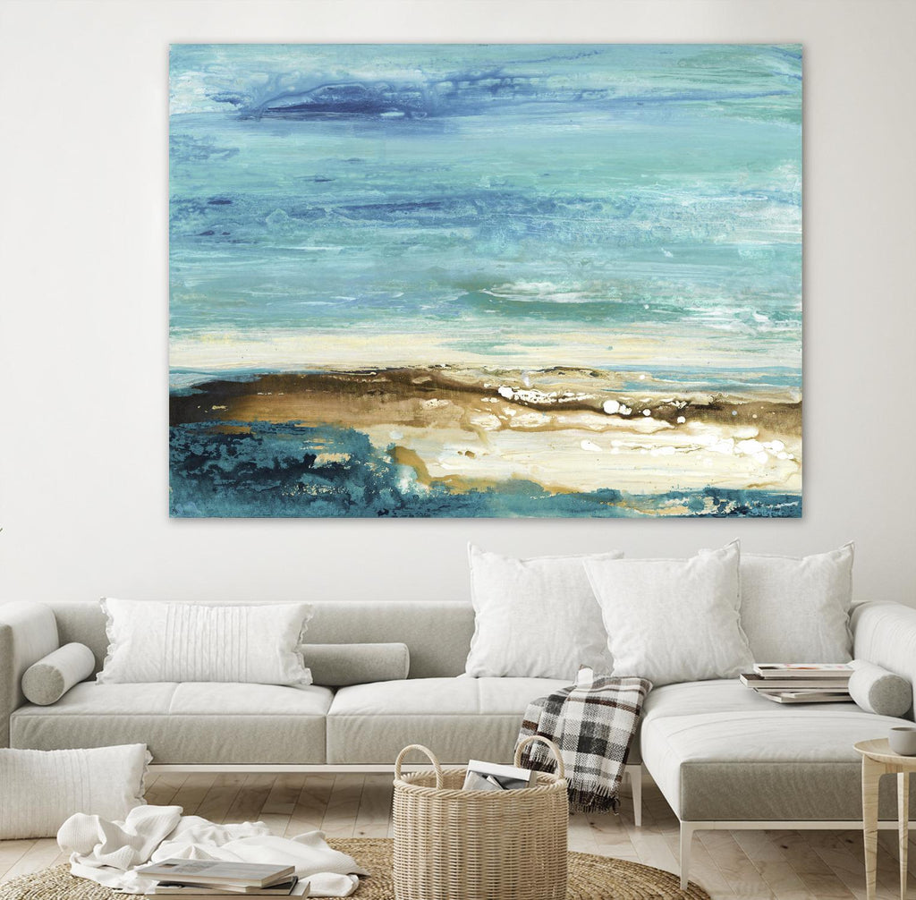 Beach Day by Grace Rowman on GIANT ART - white abstract