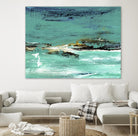Paradigm Shift by Beth ten Hove on GIANT ART - turquoise abstract