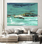 Paradigm Shift by Beth ten Hove on GIANT ART - turquoise abstract