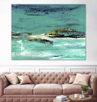 Paradigm Shift by Beth ten Hove on GIANT ART - turquoise abstract
