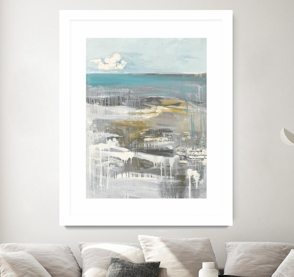 Ocean I by Grace Rowman on GIANT ART - grey abstract