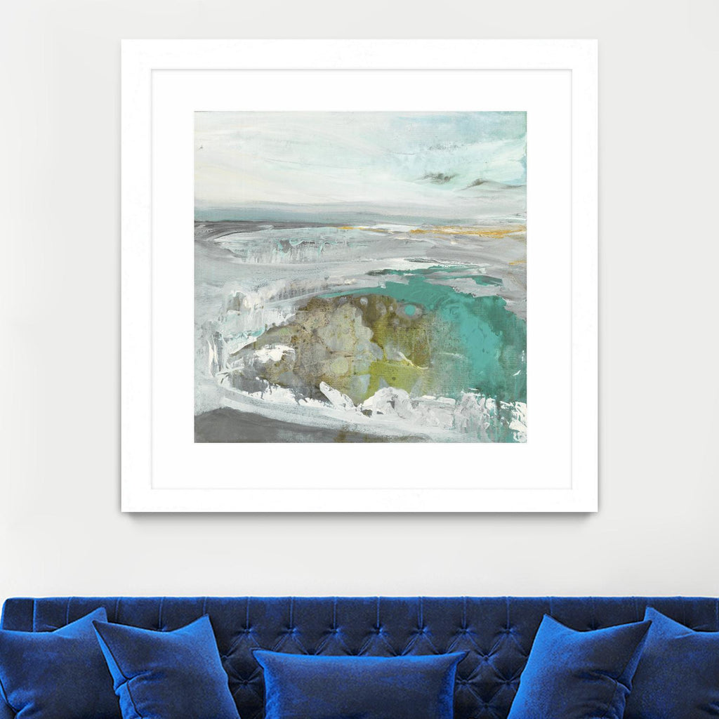 Ocean II by Grace Rowman on GIANT ART - blue abstract