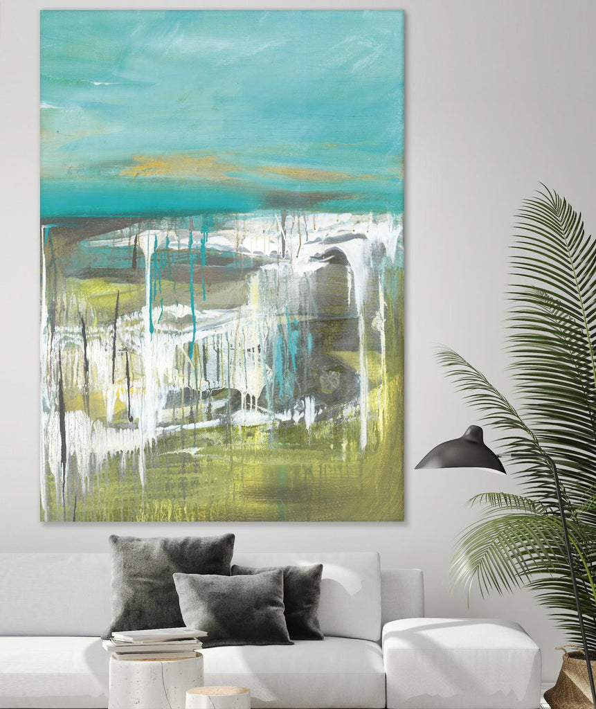 From The Shore I by Grace Rowman on GIANT ART - green abstract