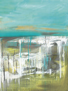 From The Shore I de Grace Rowman sur GIANT ART - vert abstrait