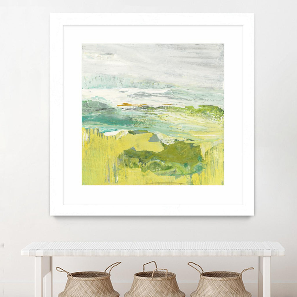 From The Shore II by Grace Rowman on GIANT ART - yellow abstract