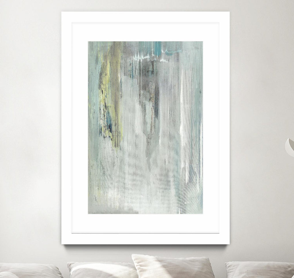 La pluie par Grace Rowan sur GIANT ART - abstrait blanc