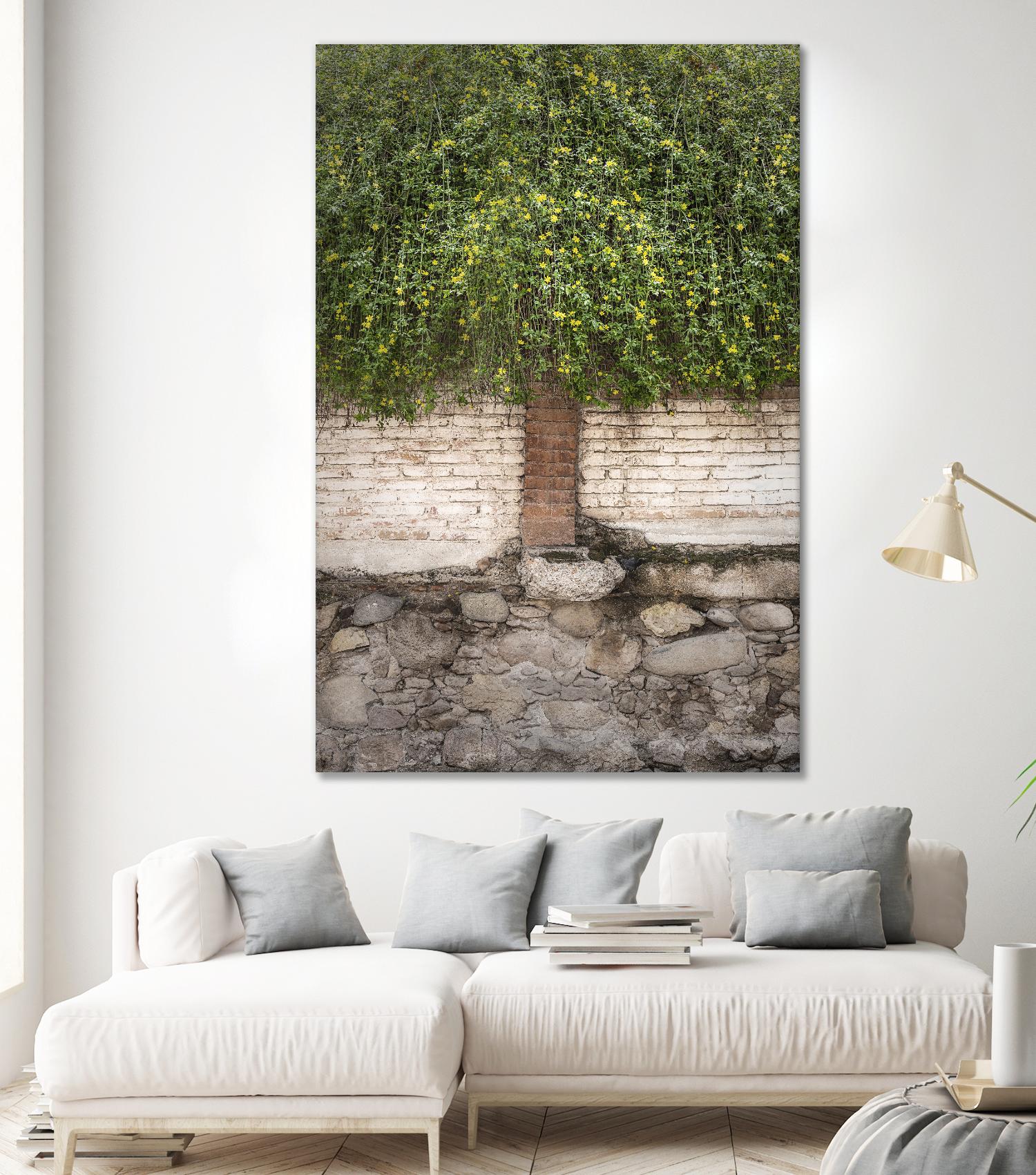 Stairway to Green by John Bingham on GIANT ART - grey city scene