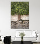 Stairway to Green by John Bingham on GIANT ART - grey city scene