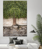 Stairway to Green by John Bingham on GIANT ART - grey city scene