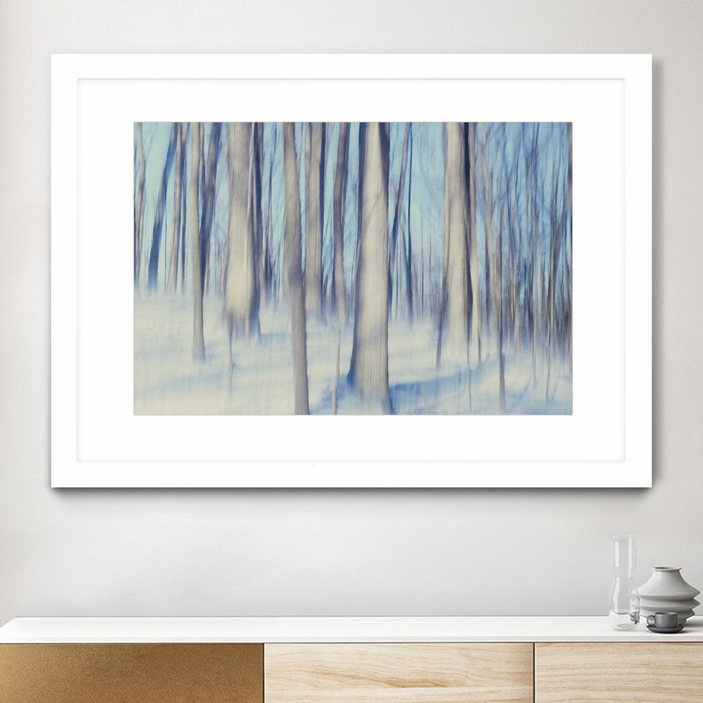 Flurries de Brian Kuritz sur GIANT ART - arbres bleus