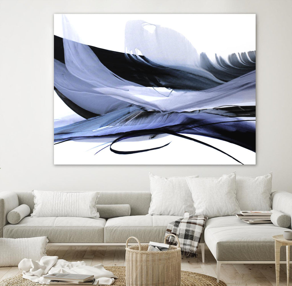 Echoes of Love by Bette Ridgeway on GIANT ART - black abstract