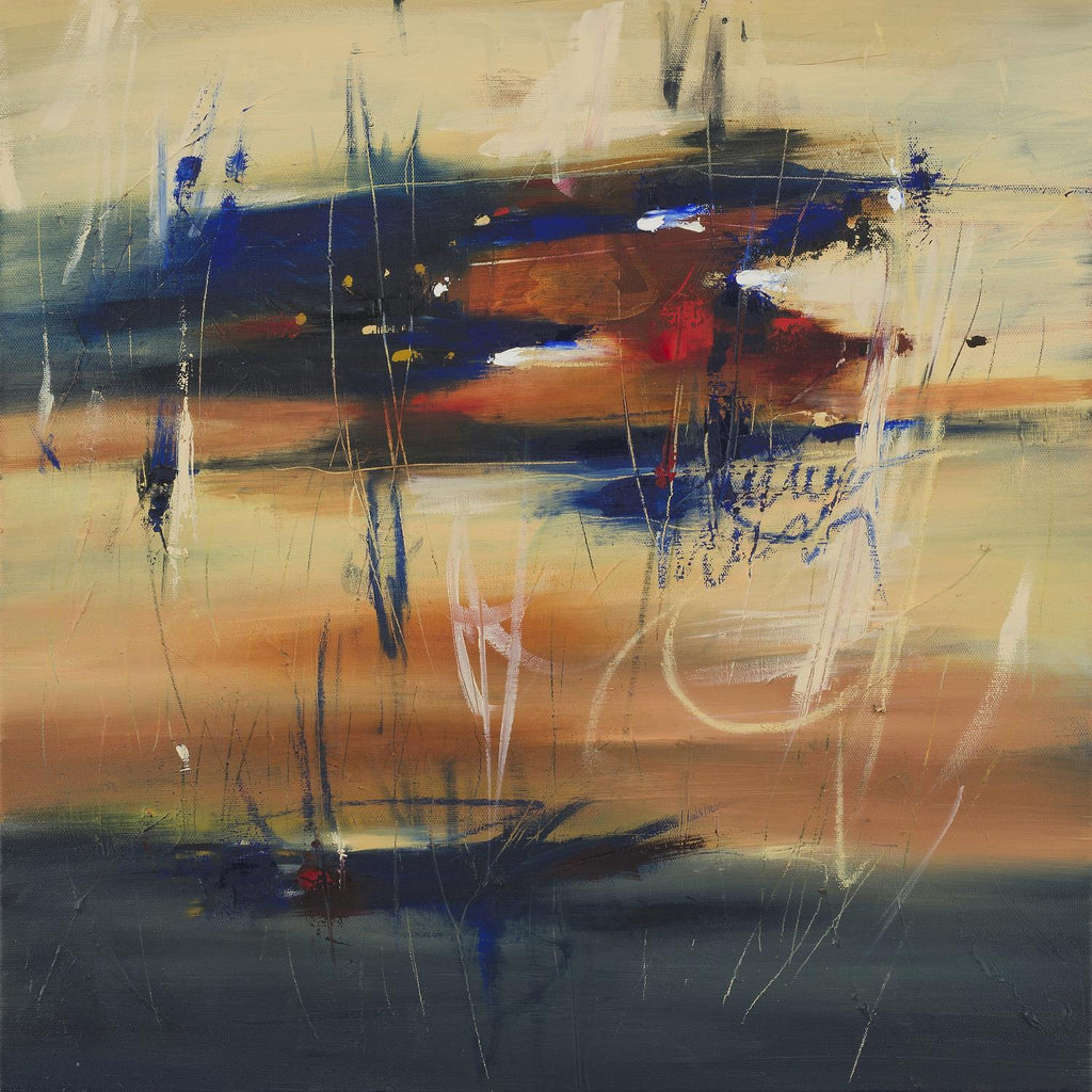 October Dream de Cynthia Ligeros sur GIANT ART - abstraction rouge