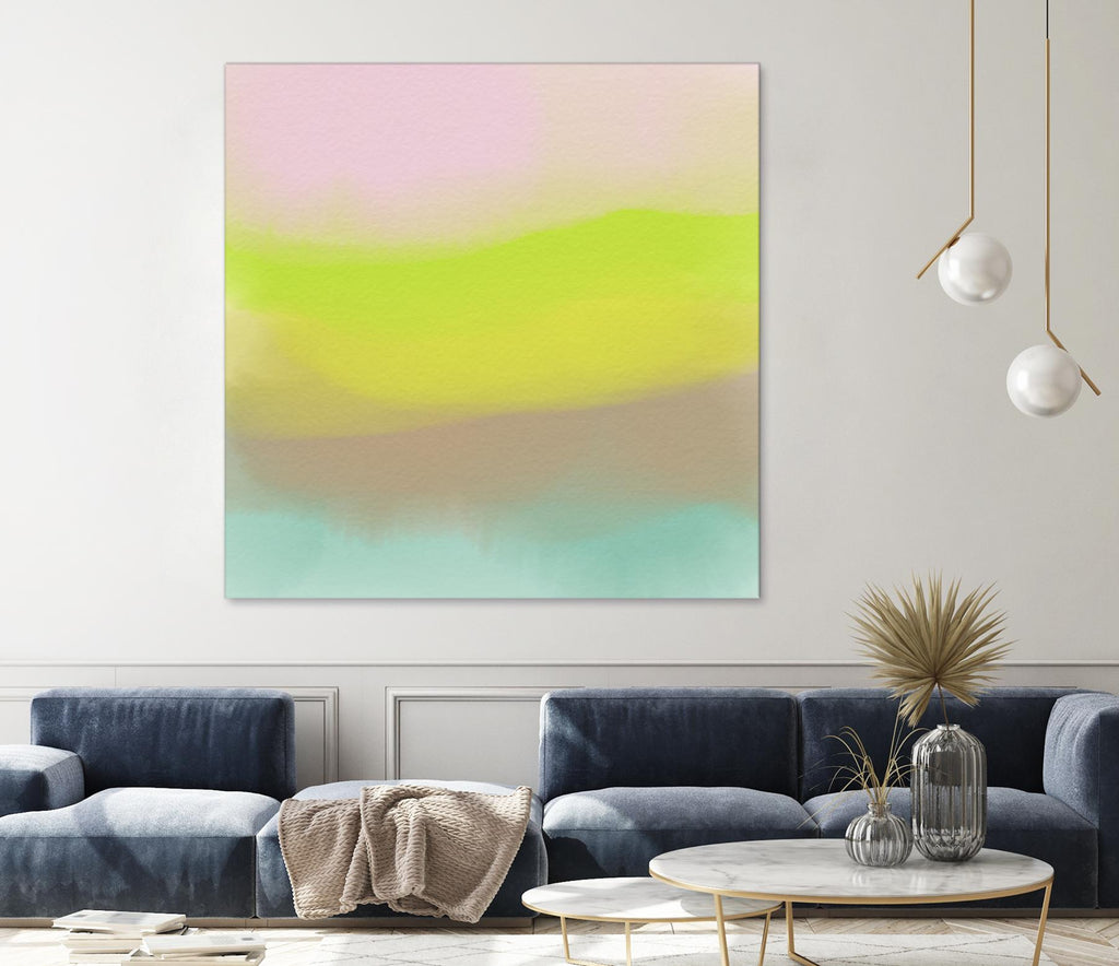 Echo by Christina Essue on GIANT ART - pink abstract