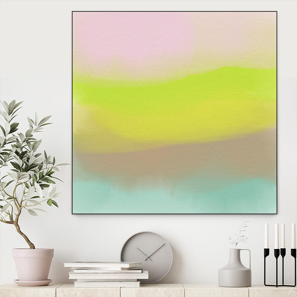 Echo by Christina Essue on GIANT ART - pink abstract
