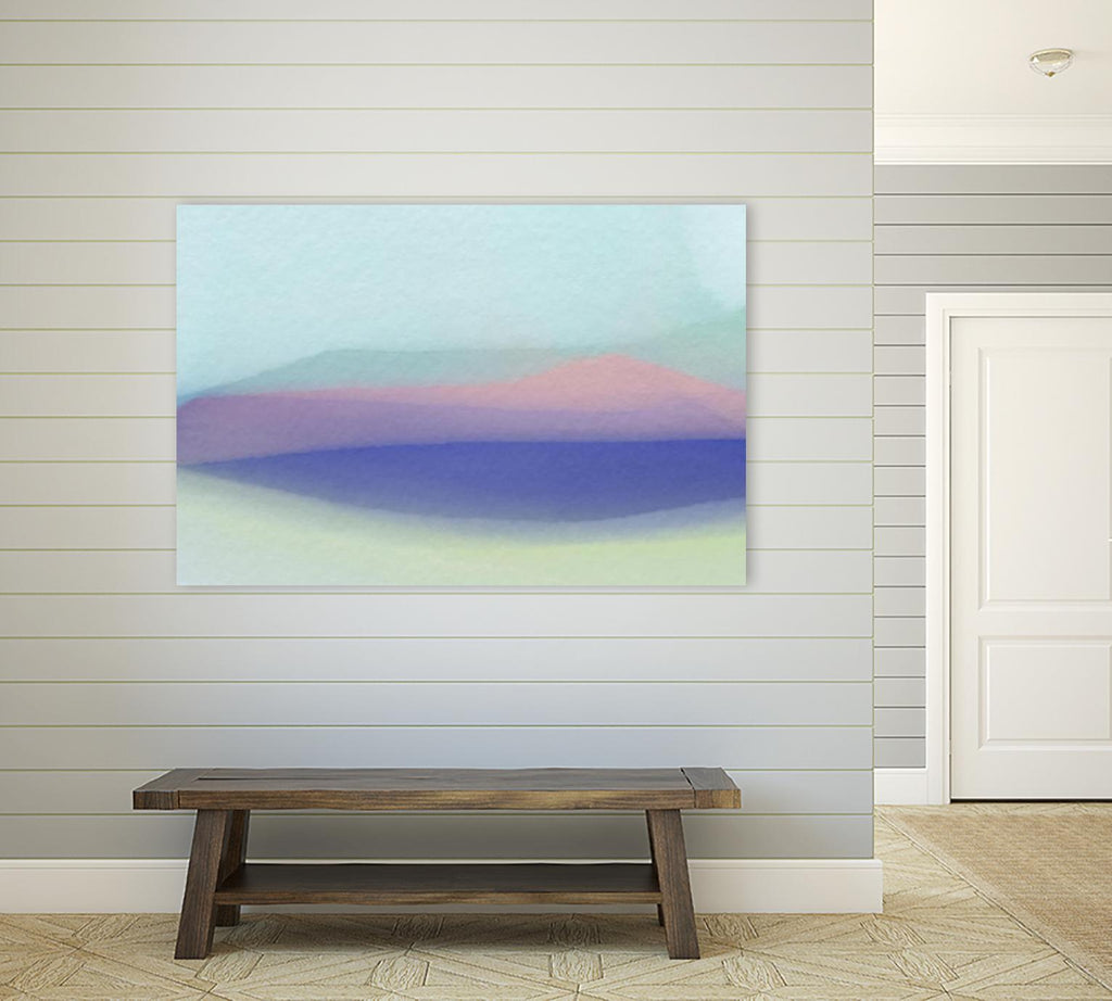 Waves by Christina Essue on GIANT ART - purple abstract
