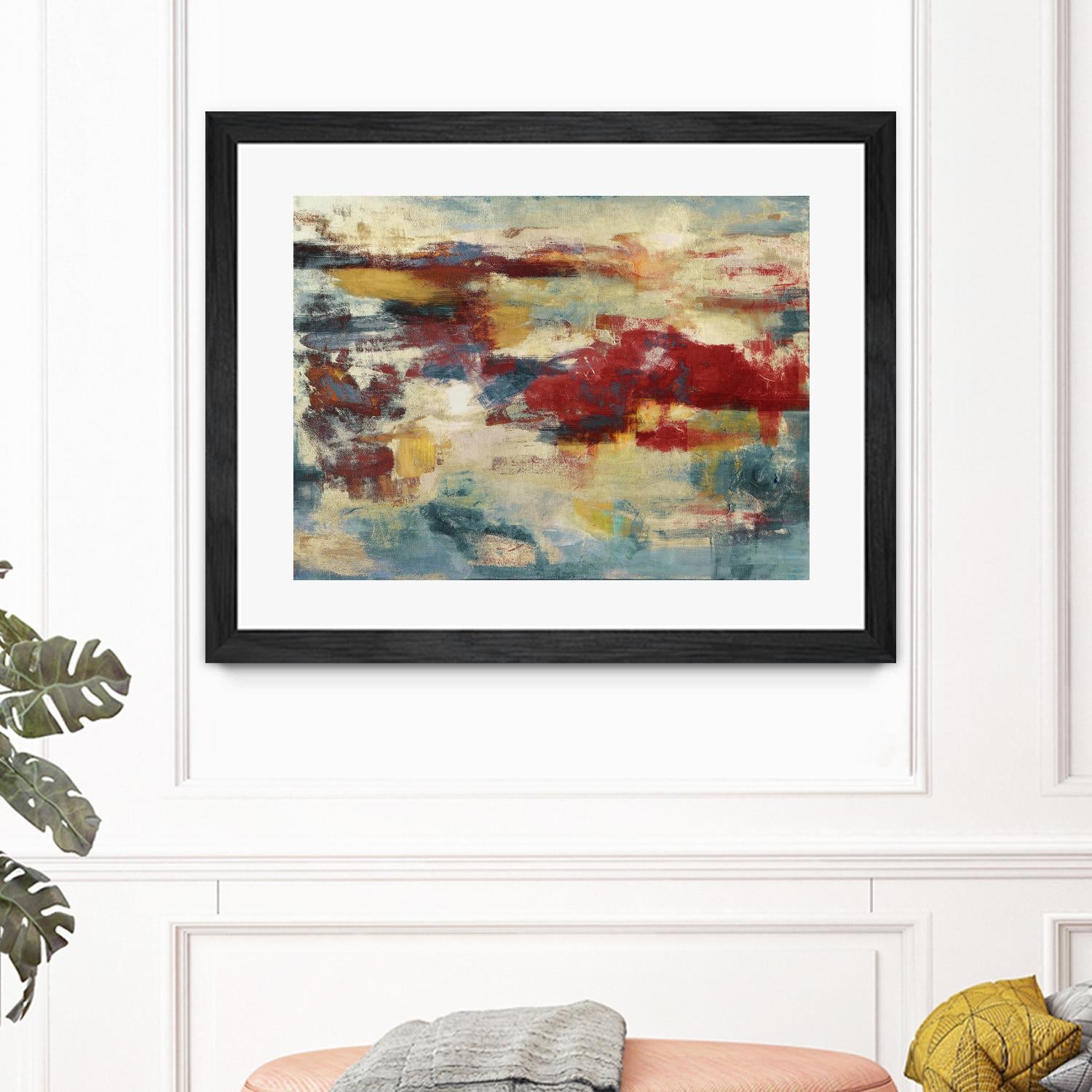 Path of Light by Christina Madden on GIANT ART - blue abstract