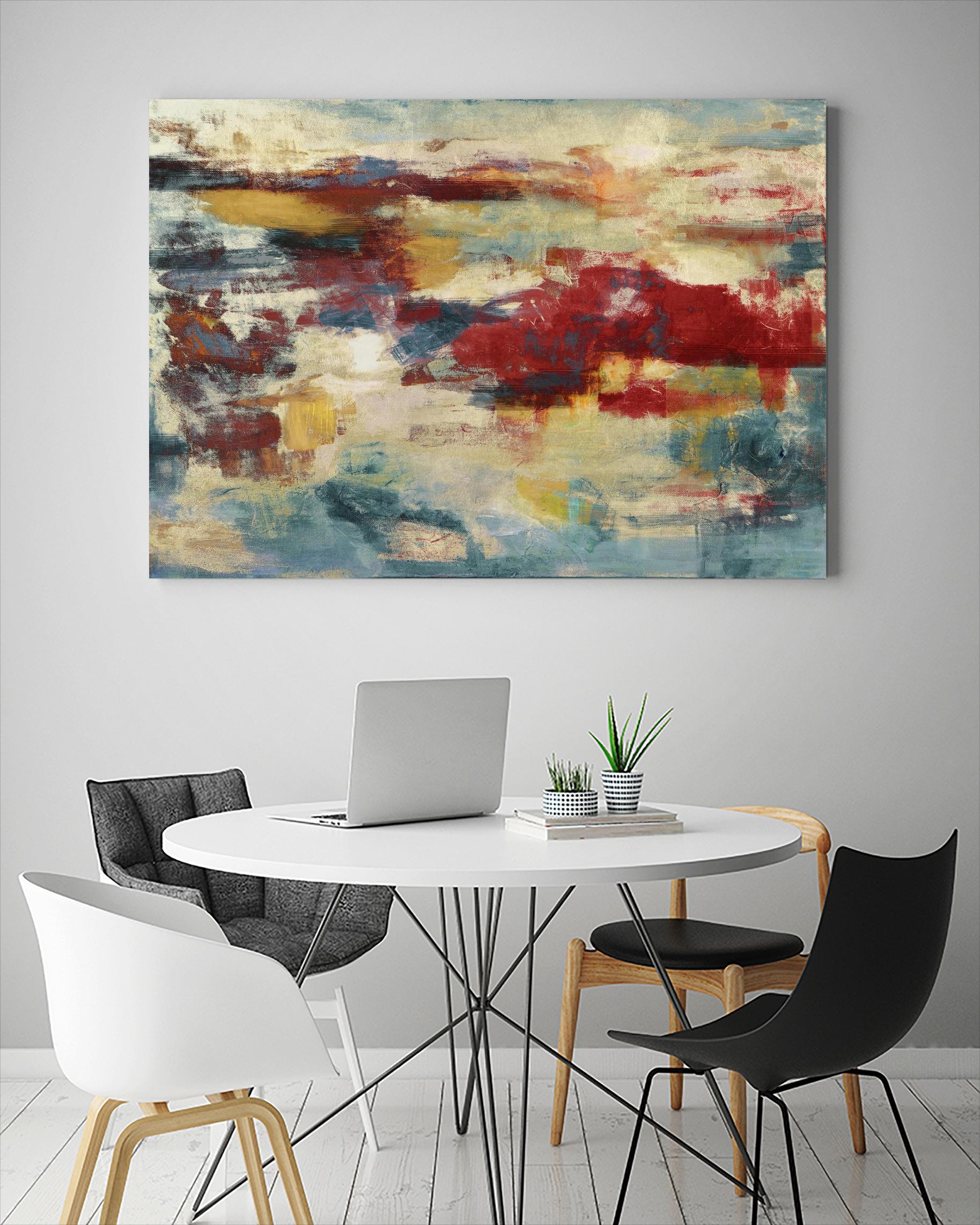 Path of Light by Christina Madden on GIANT ART - blue abstract