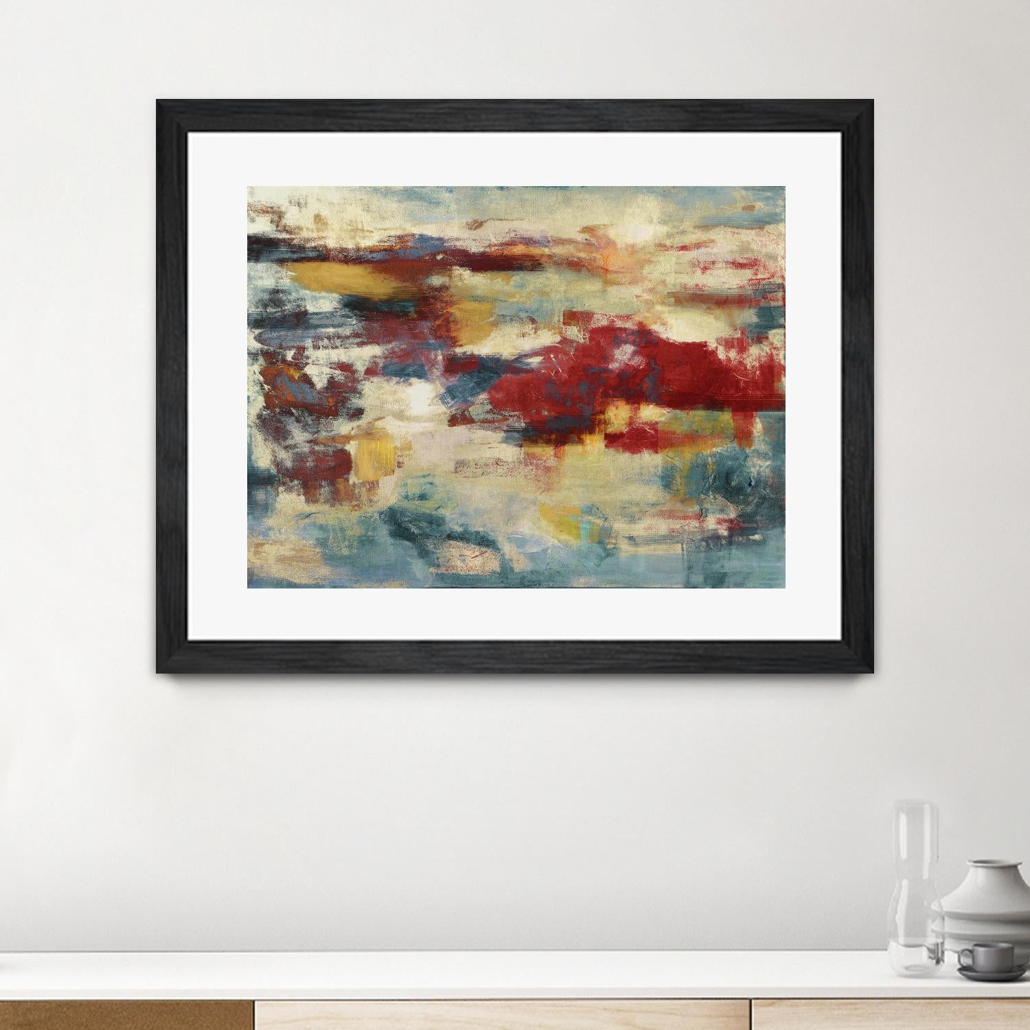 Path of Light by Christina Madden on GIANT ART - blue abstract