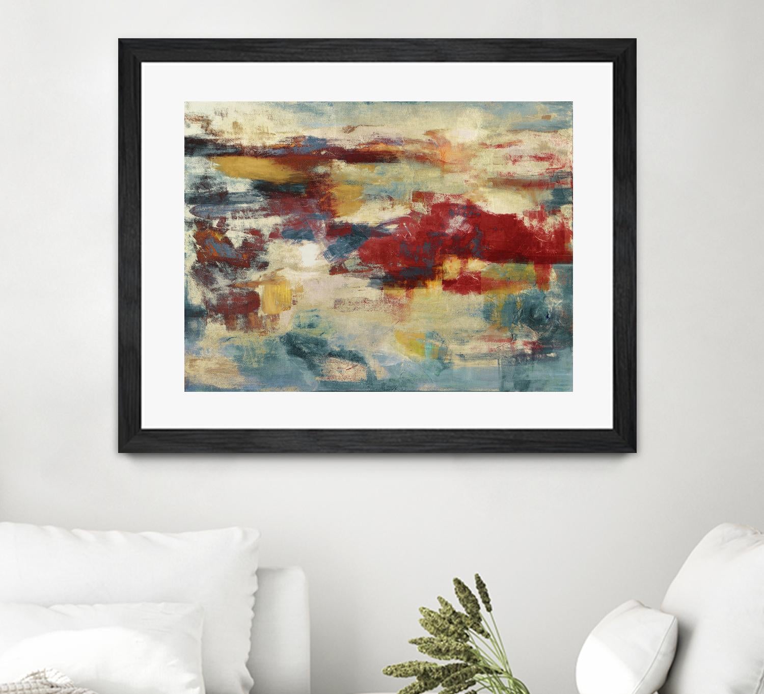 Path of Light by Christina Madden on GIANT ART - blue abstract