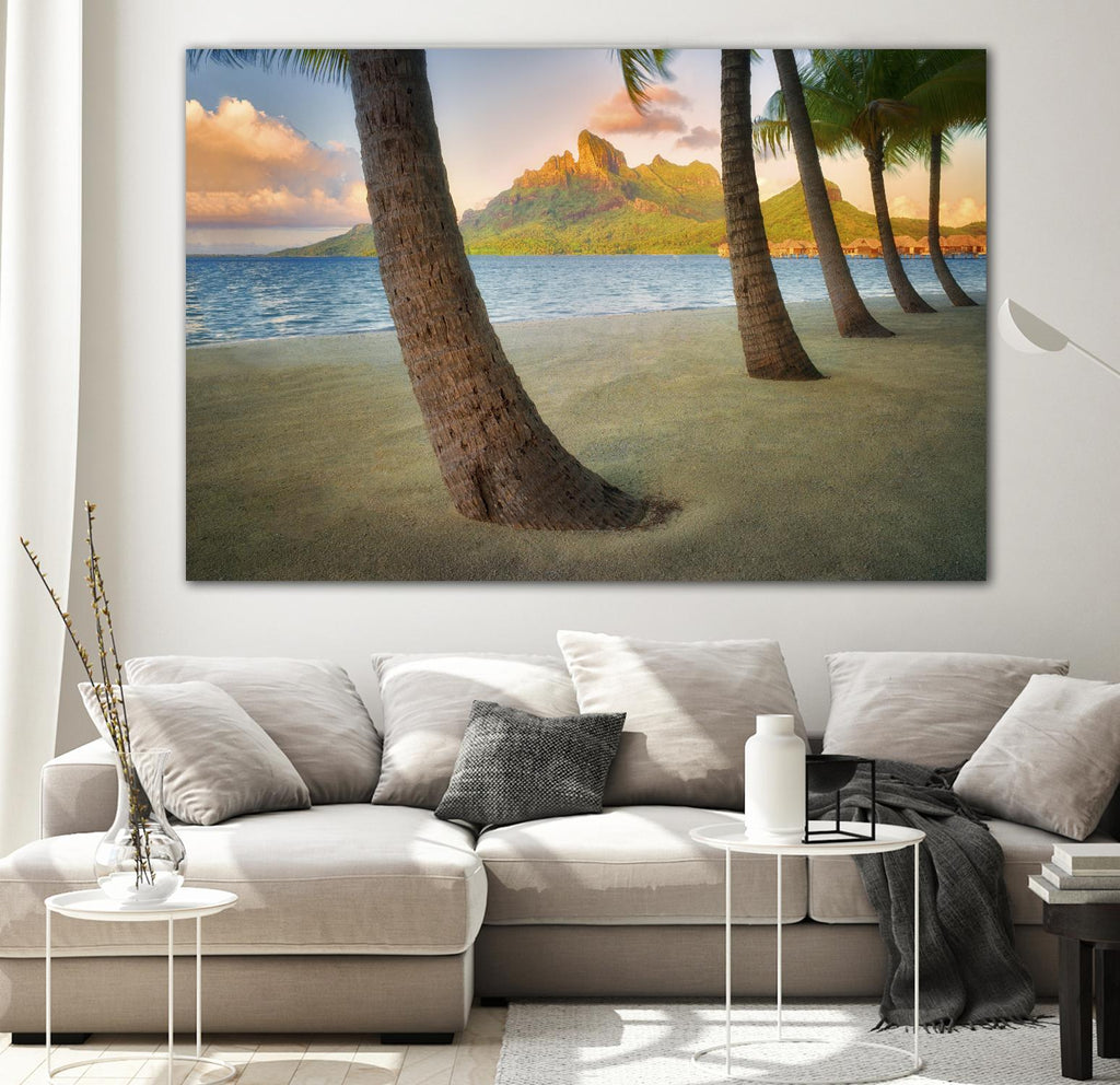 Palm Island by Dennis Frates on GIANT ART - blue tropical