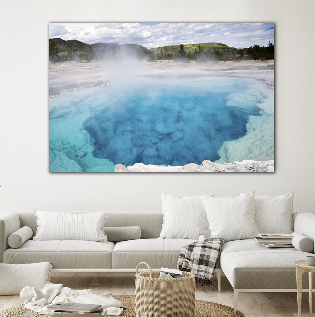 Saphire Pool by Dennis Frates on GIANT ART - white tropical
