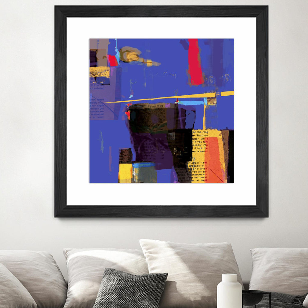 Memories I by Daniel Tollas on GIANT ART - yellow abstract