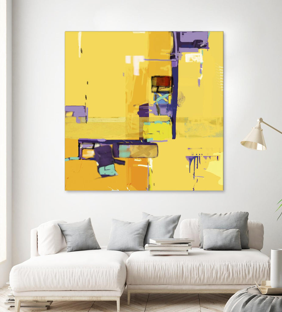 Compromise II by Daniel Tollas on GIANT ART - purple abstract