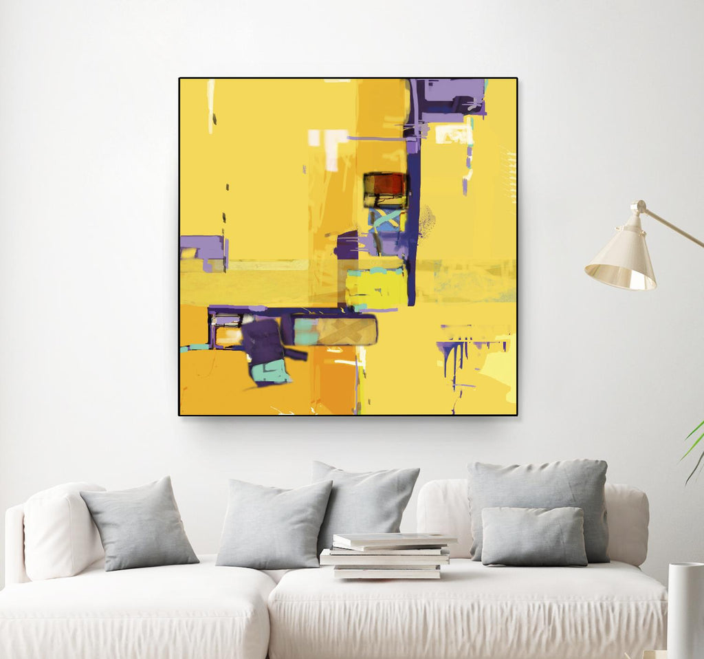 Compromise II by Daniel Tollas on GIANT ART - purple abstract