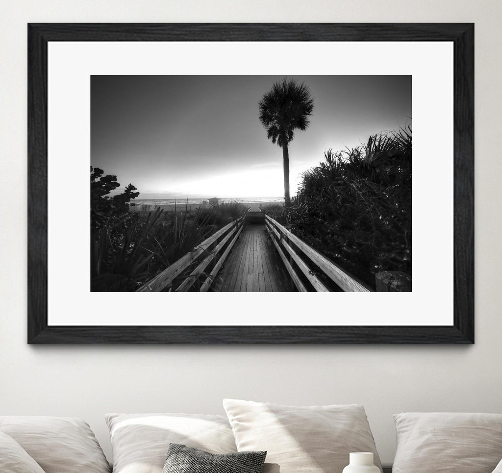 Beach Walk by Peter Dulis on GIANT ART - white tropical