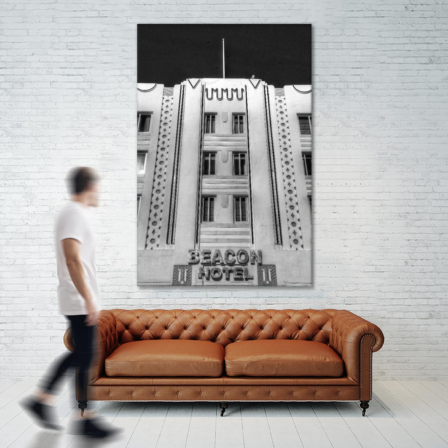 Beacon Hotel by Peter Dulis on GIANT ART - black architectural