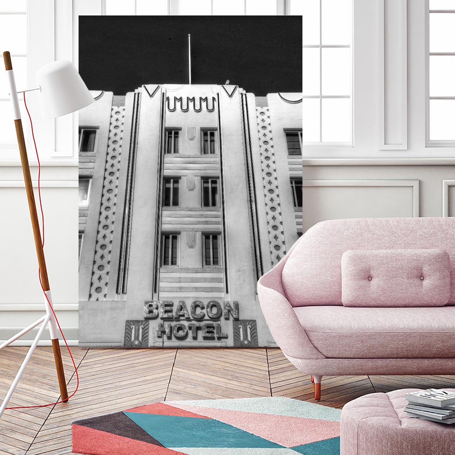 Beacon Hotel by Peter Dulis on GIANT ART - black architectural