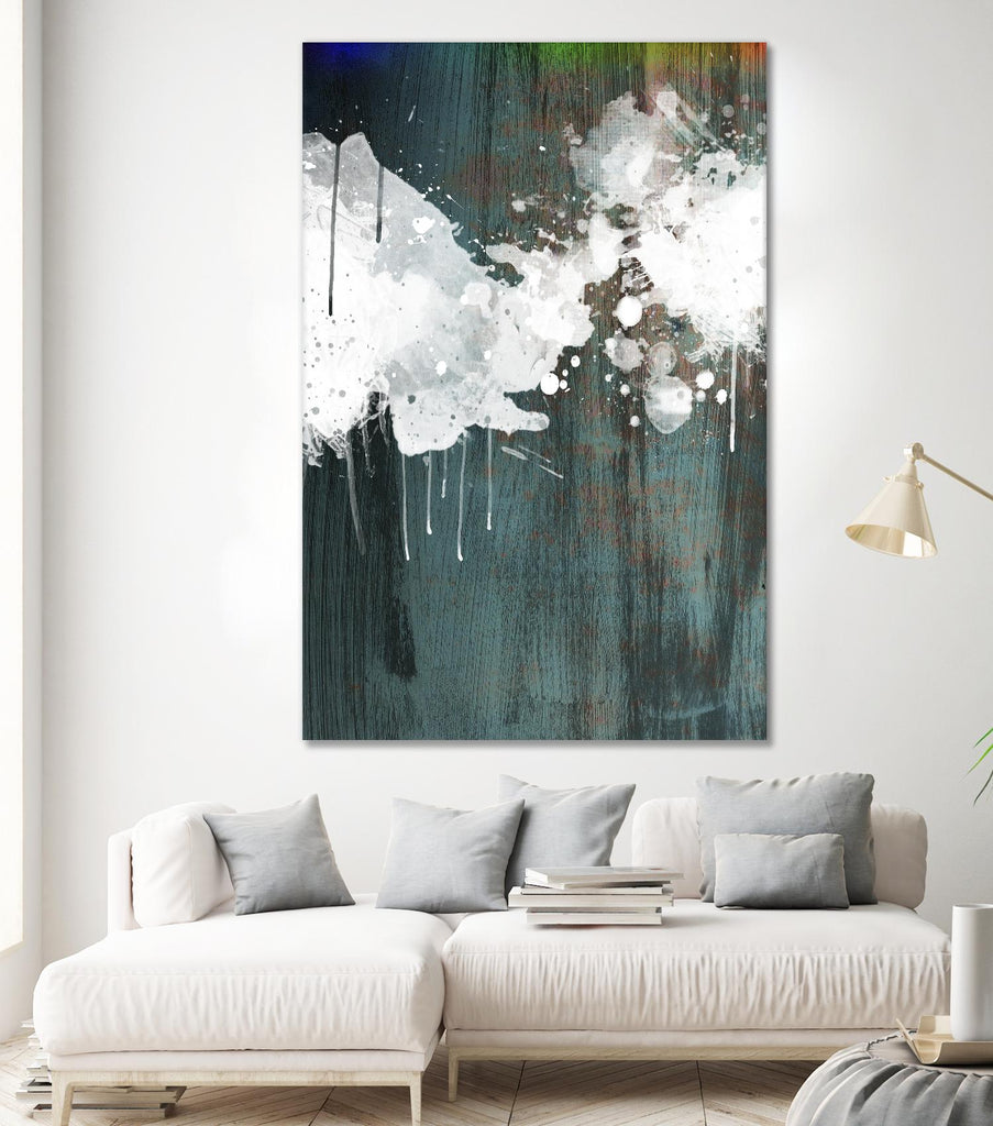 Clouds II by Enrico Varrasso on GIANT ART - blue abstract
