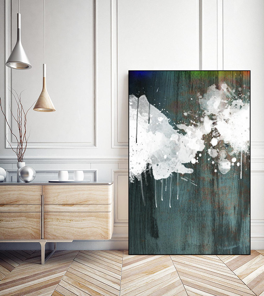 Clouds II by Enrico Varrasso on GIANT ART - blue abstract
