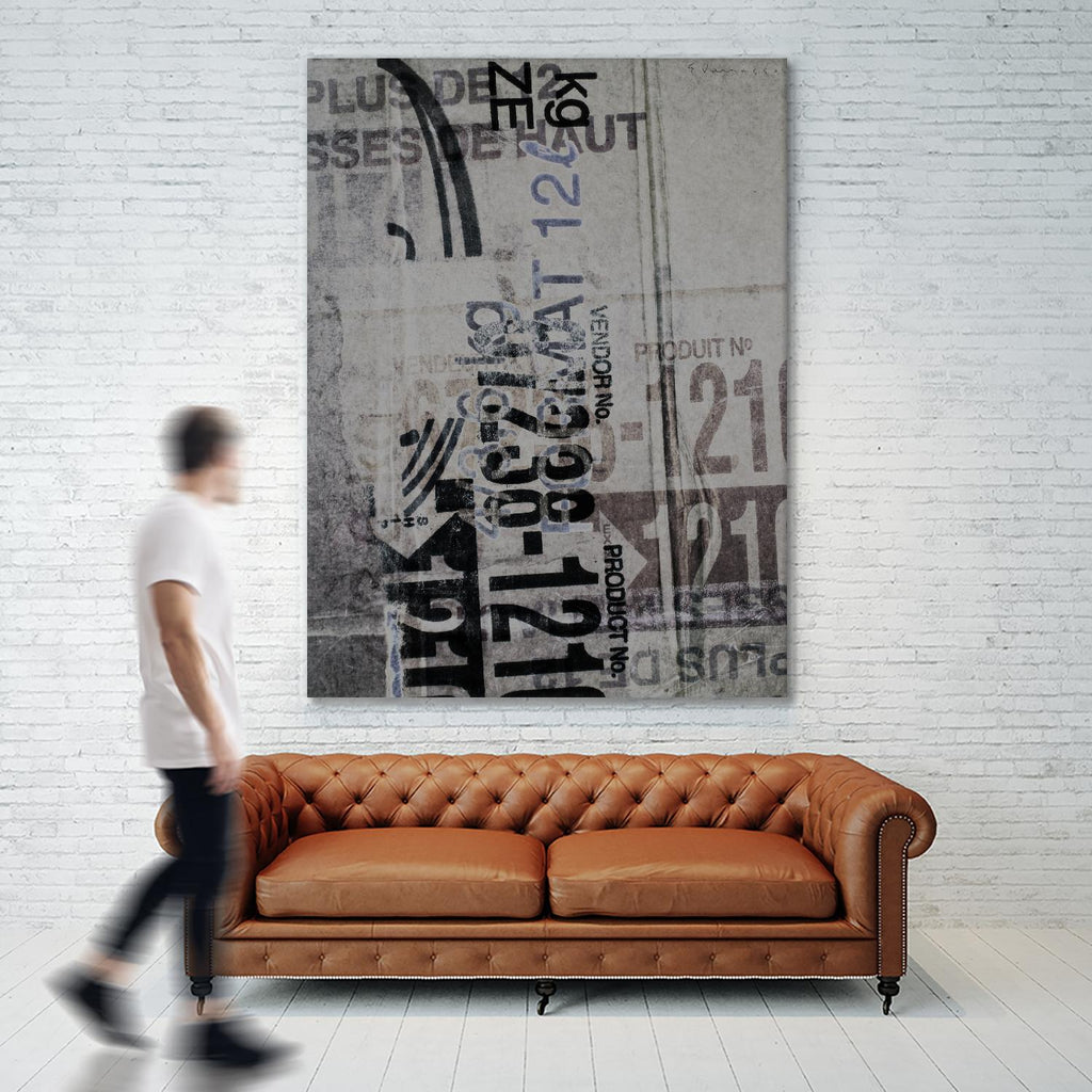 Greek to Me XX by Enrico Varrasso on GIANT ART - black abstract