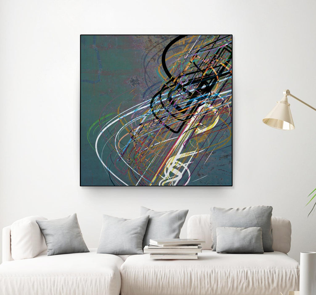 Electrical Currents I by Enrico Varrasso on GIANT ART - black abstract
