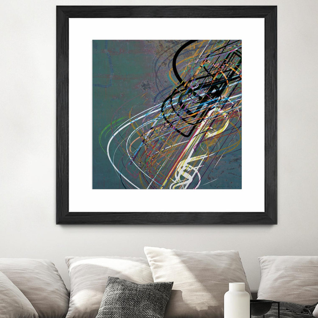 Electrical Currents I by Enrico Varrasso on GIANT ART - black abstract
