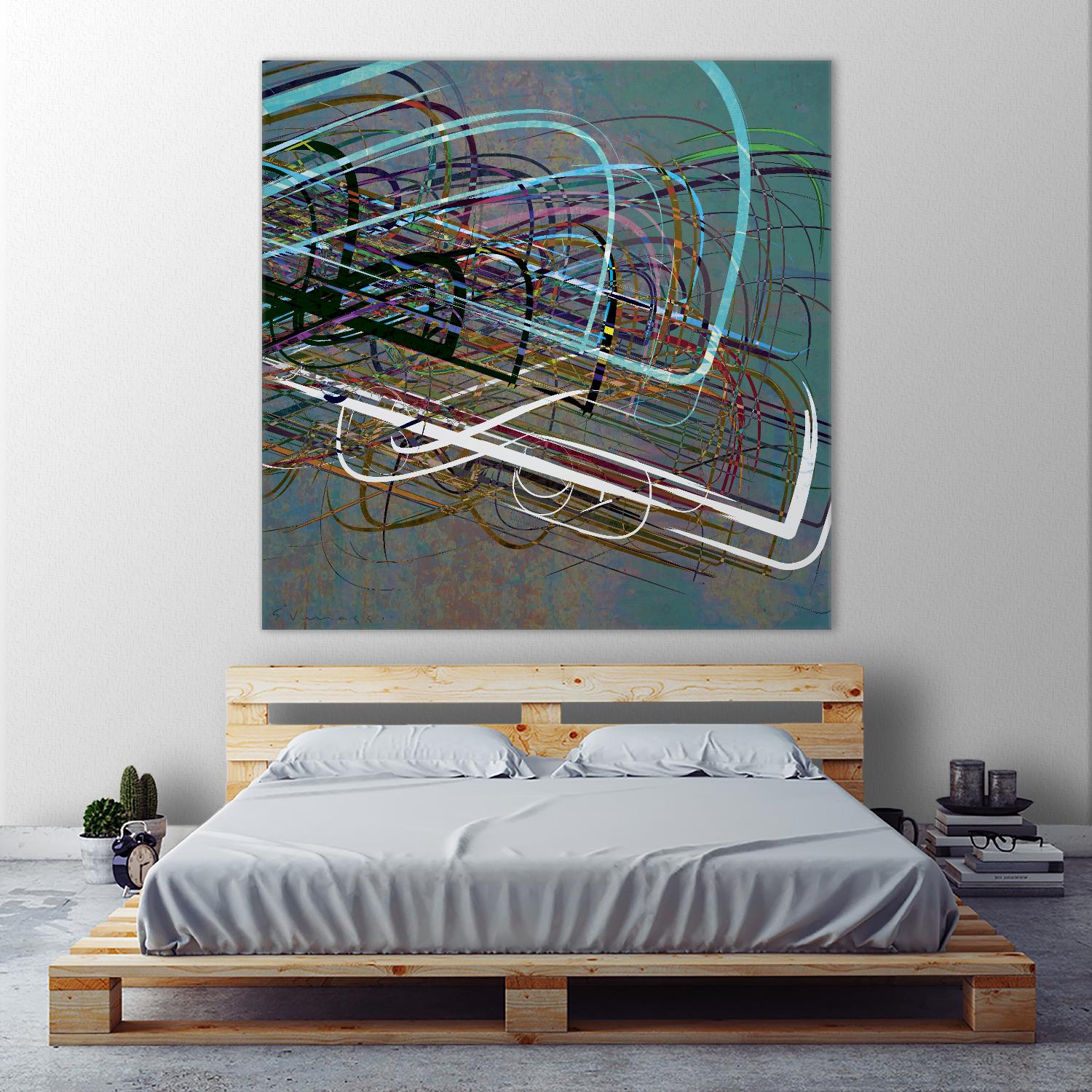 Electrical Currents III by Enrico Varrasso on GIANT ART - black abstract