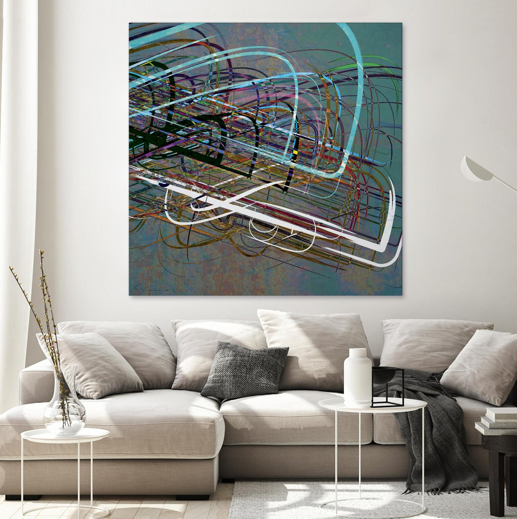 Electrical Currents III by Enrico Varrasso on GIANT ART - black abstract