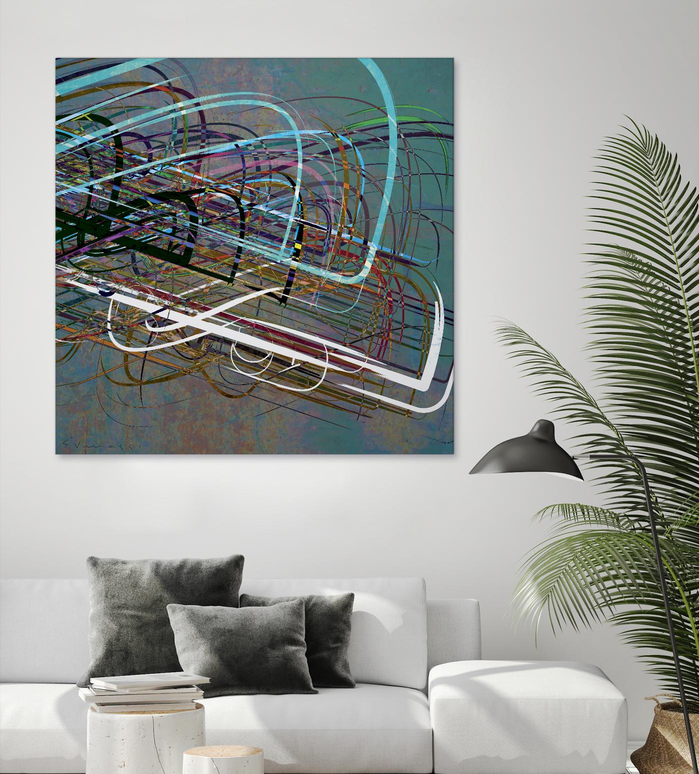 Electrical Currents III by Enrico Varrasso on GIANT ART - black abstract